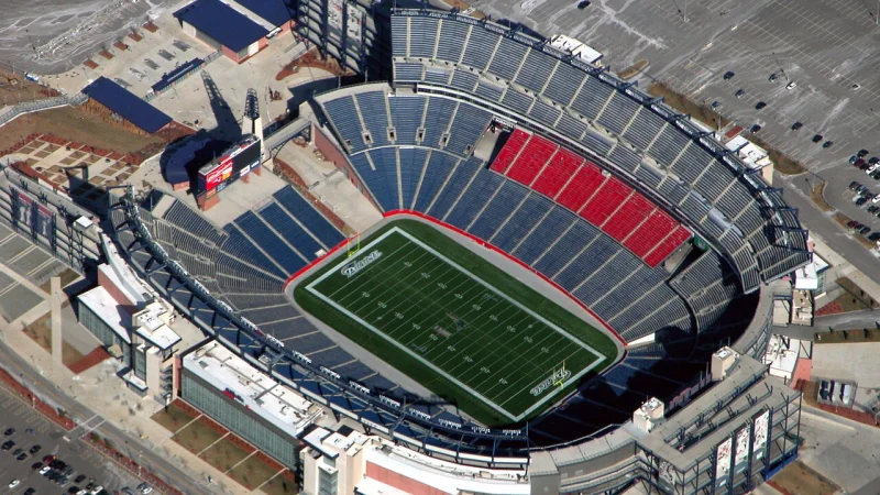 Gillette Stadium in Boston area