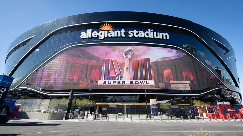 Allegiant Stadium in Las Vegas
