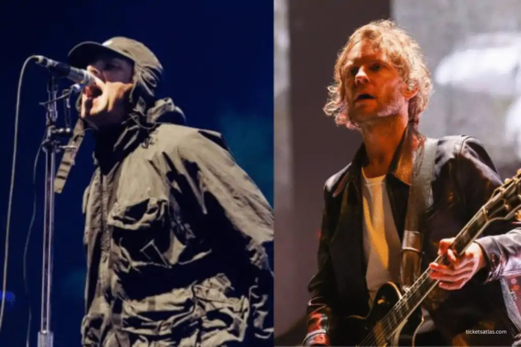 Mike Moore with Liam Gallagher