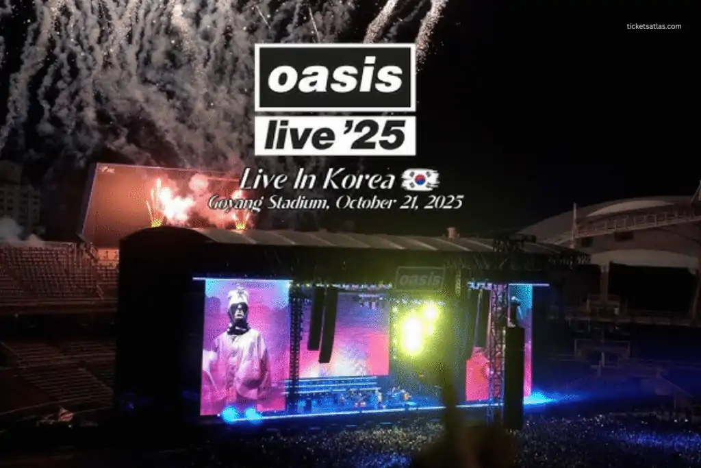 Oasis live on stage in Korea