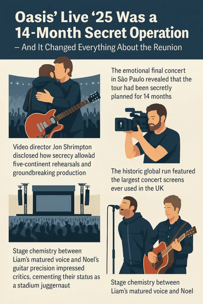 Oasis secret mission infograhics